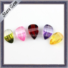 Colorful Gold Ingot Shape Cubic Zirconia